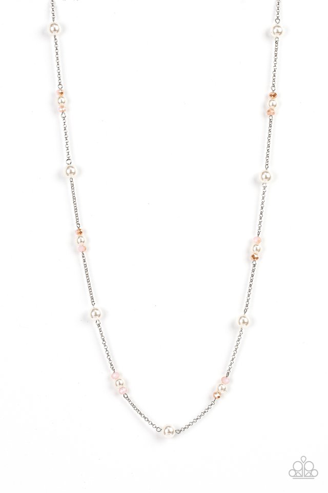 ​Keep Your Eye on the BALLROOM - Pink - Paparazzi Necklace Image