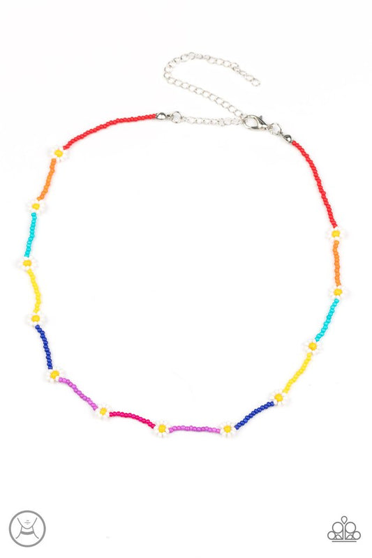 Colorfully Flower Child - Multi - Paparazzi Necklace Image