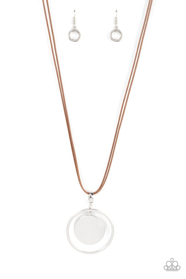 ​Rural Reflection - Brown - Paparazzi Necklace Image