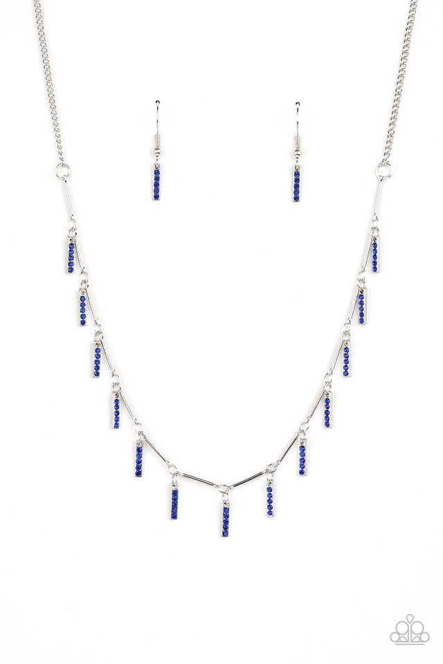 ​Metro Muse - Blue - Paparazzi Necklace Image