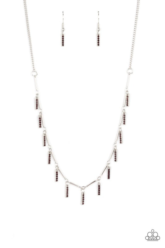 ​Metro Muse - Purple - Paparazzi Necklace Image