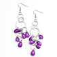 ​Sandcastle Sunset - Purple - Paparazzi Earring Image