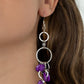 ​Sandcastle Sunset - Purple - Paparazzi Earring Image