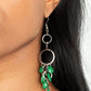 ​Sandcastle Sunset - Green - Paparazzi Earring Image