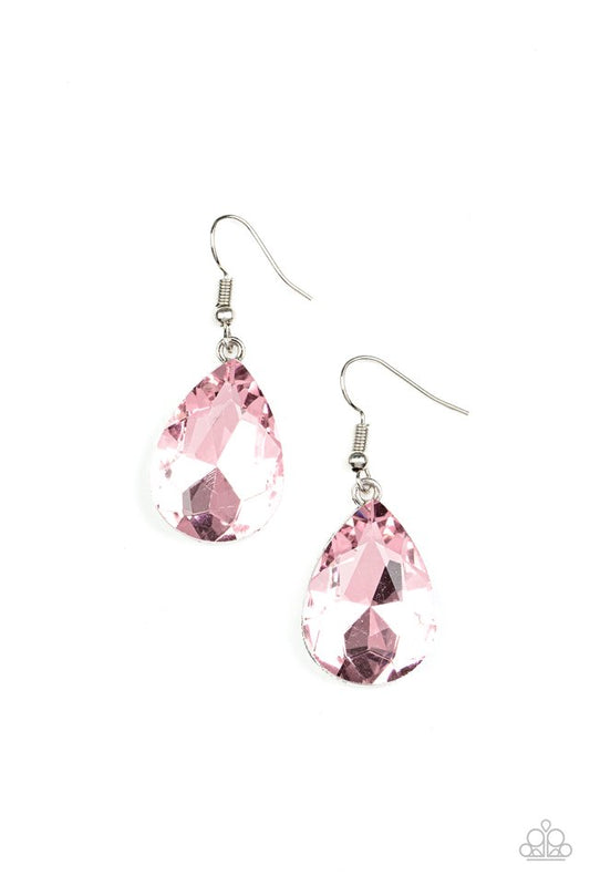My Castle is Your Castle​ - Pink - Paparazzi Earring Image