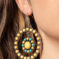 ​Saguaro Sanctuary - Yellow - Paparazzi Earring Image