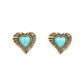 ​Rustic Romance - Brass - Paparazzi Earring Image