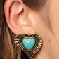 ​Rustic Romance - Brass - Paparazzi Earring Image