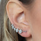 Its Just a Phase - Silver - Paparazzi Earring Image