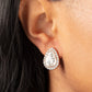 ​Cosmic Castles - Rose Gold - Paparazzi Earring Image