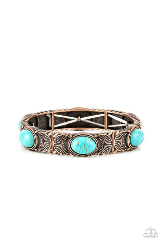 ​Desert Skyline - Copper - Paparazzi Bracelet Image