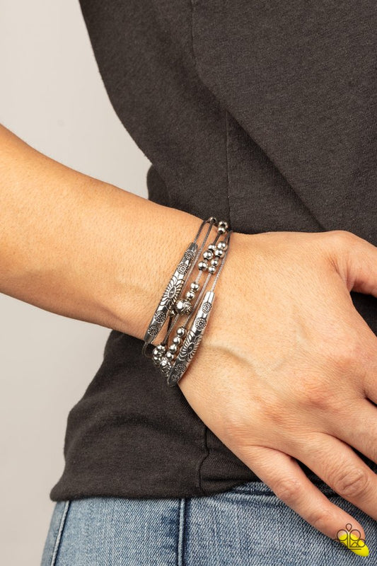 ​Wanderlust Wanderess - Silver - Paparazzi Bracelet Image