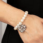 ​Cutely Crushing - White - Paparazzi Bracelet Image