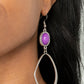 Adventurous Allure - Purple - Paparazzi Earring Image