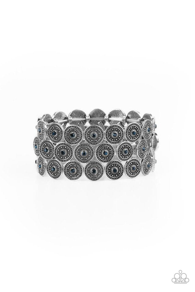 Forgotten Treasure - Blue - Paparazzi Bracelet Image