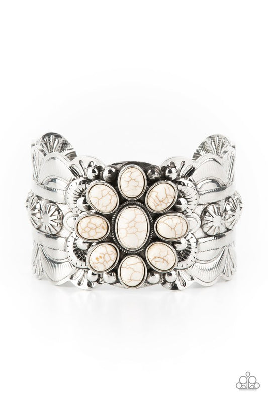 ​Southern Eden - White - Paparazzi Bracelet Image