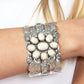 ​Southern Eden - White - Paparazzi Bracelet Image