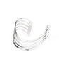 ​Tantalizingly Tiered - Silver - Paparazzi Bracelet Image