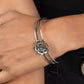 Rosy Repose - Silver - Paparazzi Bracelet Image