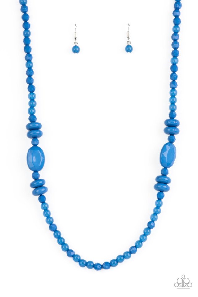 Tropical Tourist - Blue - Paparazzi Necklace Image