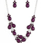 Botanical Banquet - Purple - Paparazzi Necklace Image