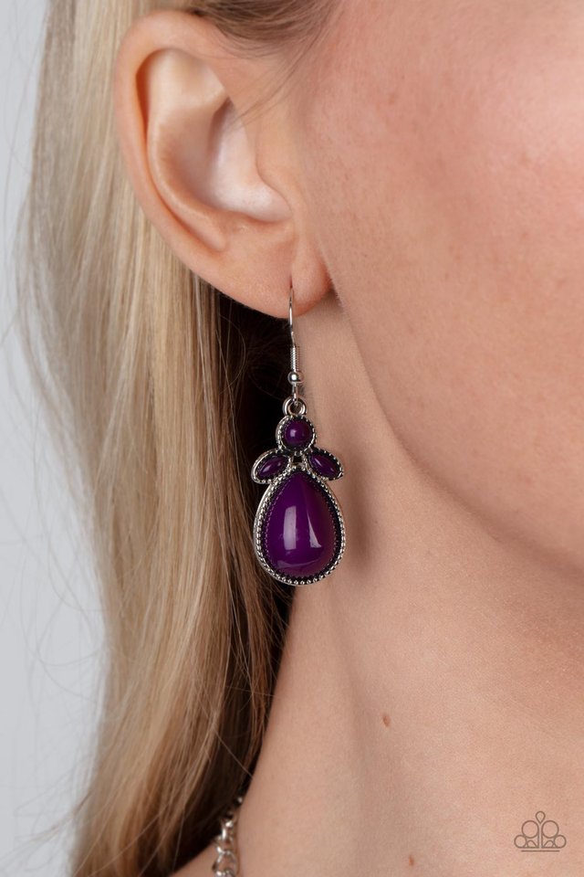 Botanical Banquet - Purple - Paparazzi Necklace Image