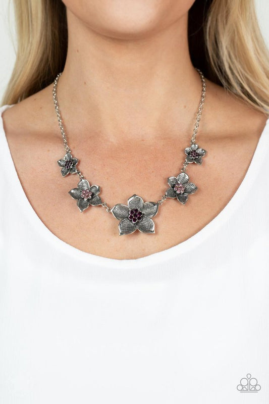 ​Wallflower Wonderland - Purple - Paparazzi Necklace Image