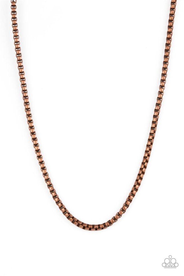 No ENDGAME in Sight - Copper - Paparazzi Necklace Image