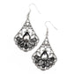 ​Exemplary Elegance - Silver - Paparazzi Earring Image