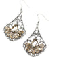 ​Exemplary Elegance - Brown - Paparazzi Earring Image