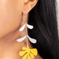 ​Palm Beach Bonanza - Yellow - Paparazzi Earring Image