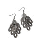 ​Thrift Shop Twinkle - Black - Paparazzi Earring Image