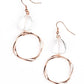 ​All Clear - Copper - Paparazzi Earring Image