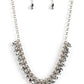 Metro Monarchy - Silver - Paparazzi Necklace Image