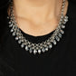 Metro Monarchy - Silver - Paparazzi Necklace Image