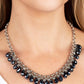 ​Metro Monarchy - Blue - Paparazzi Necklace Image