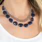 Pumped Up Posh - Blue - Paparazzi Necklace Image