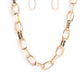 Motley In Motion - Gold - Paparazzi Necklace Image