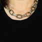 Motley In Motion - Brass - Paparazzi Necklace Image