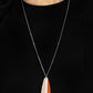 Grab a Paddle - Orange - Paparazzi Necklace Image