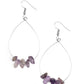 ​South Beach Serenity - Purple - Paparazzi Earring Image