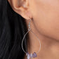 ​South Beach Serenity - Purple - Paparazzi Earring Image