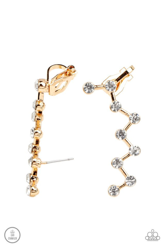 ​Clamoring Constellations - Gold - Paparazzi Earring Image