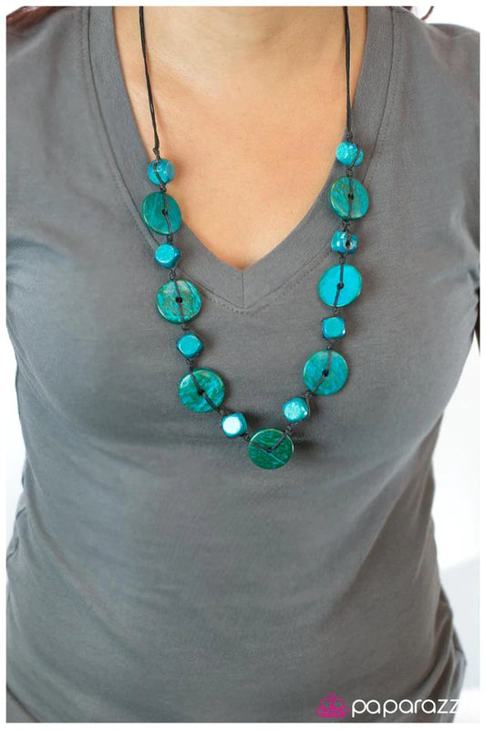 Collar Paparazzi ~ Boardwalk Beauty - Azul