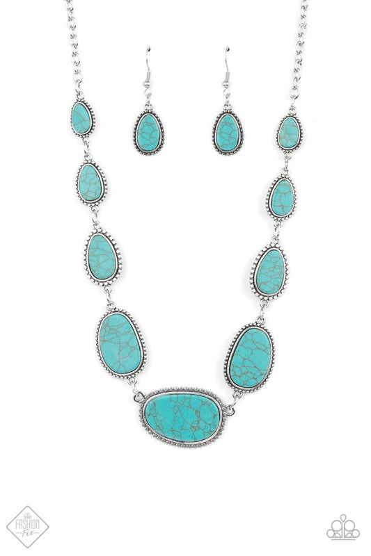 Elemental Eden - Blue - Paparazzi Necklace Image