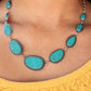 Elemental Eden - Blue - Paparazzi Necklace Image