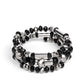 Dynamic Dazzle - Black - Paparazzi Bracelet Image