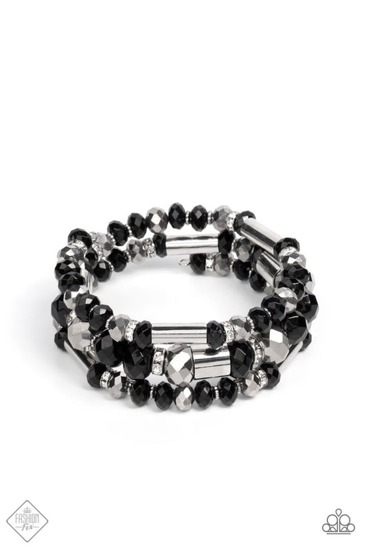 Dynamic Dazzle - Black - Paparazzi Bracelet Image