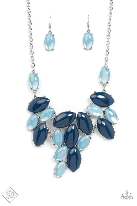 Date Night Nouveau - Blue - Paparazzi Necklace Image