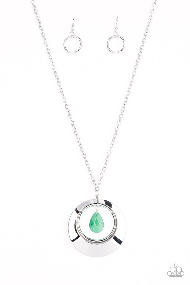 ​Inner Tranquility - Green - Paparazzi Necklace Image